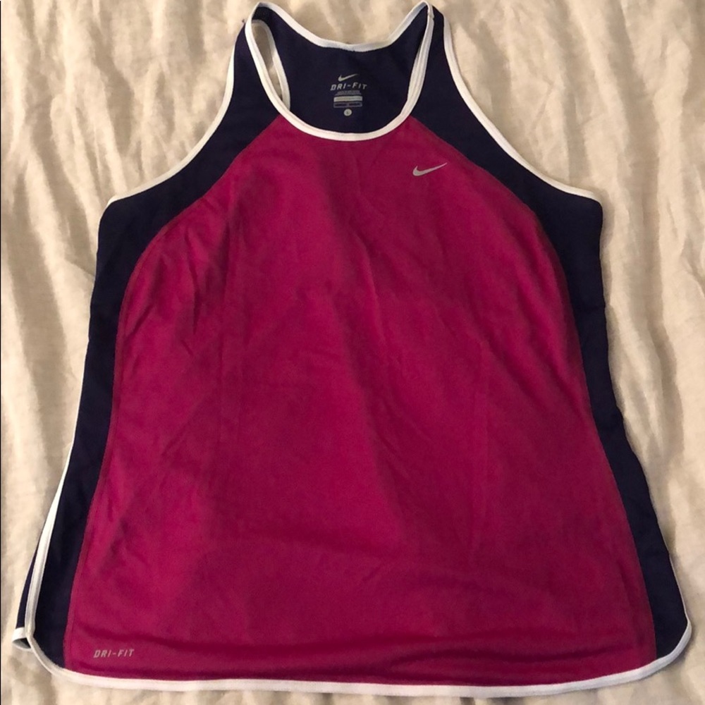 NWOT Pink and purple Nike drifit workout tank
